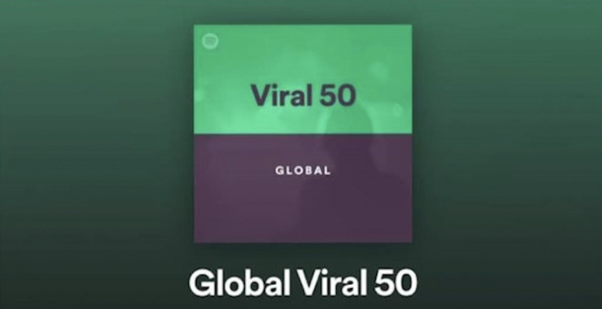 Spotify's Global Viral 50 Chart